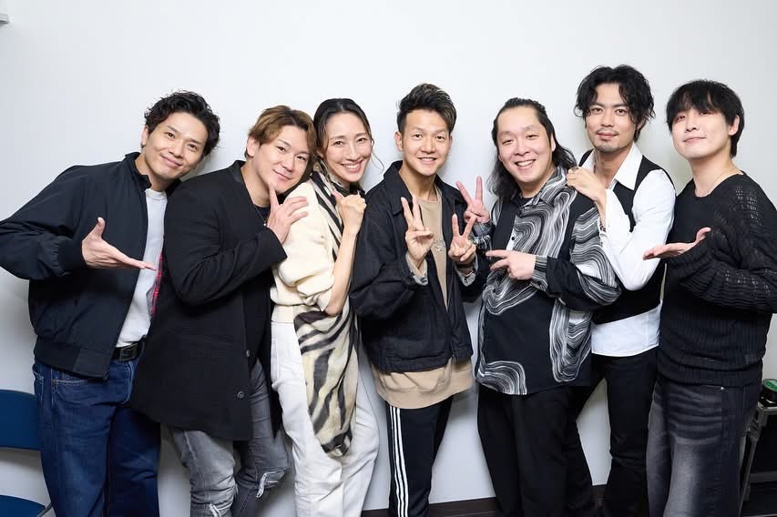 ミュージカルスターの方々とリハーサル